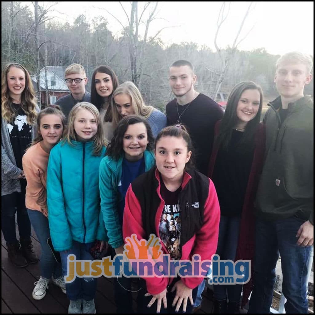 nu youth group in the forest