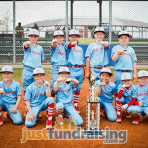 baseball team in the field