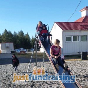 kids playing in playground