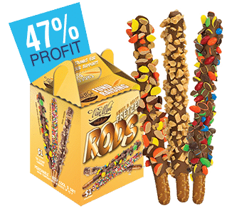 $1 pretzel rods fundraiser