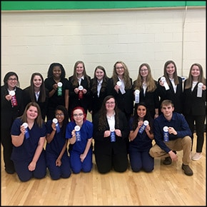 Halls High School’s HOSA Competitive Events Team