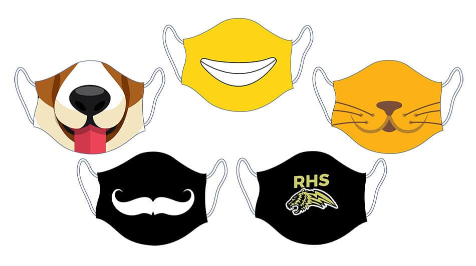 custom face masks