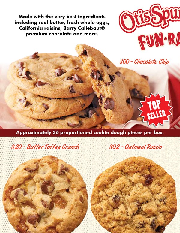 Otis Spunkmeyer Cookie Dough and Friends