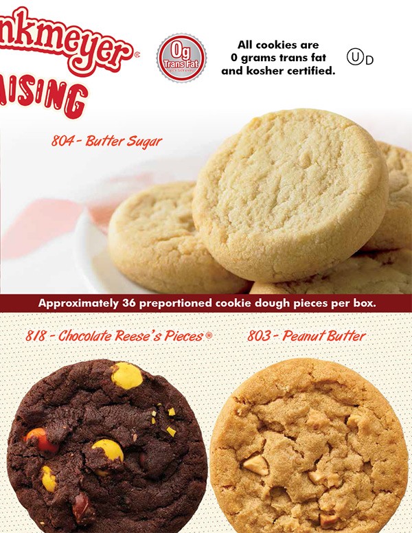 Otis Spunkmeyer Cookie Dough and Friends