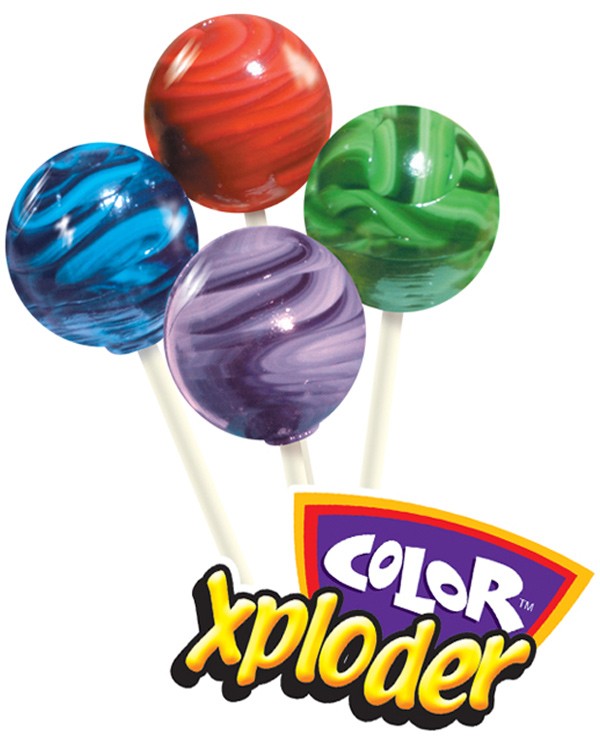 Color Xploder Gourmet Lollipops Lollipops Candy Fundraisers