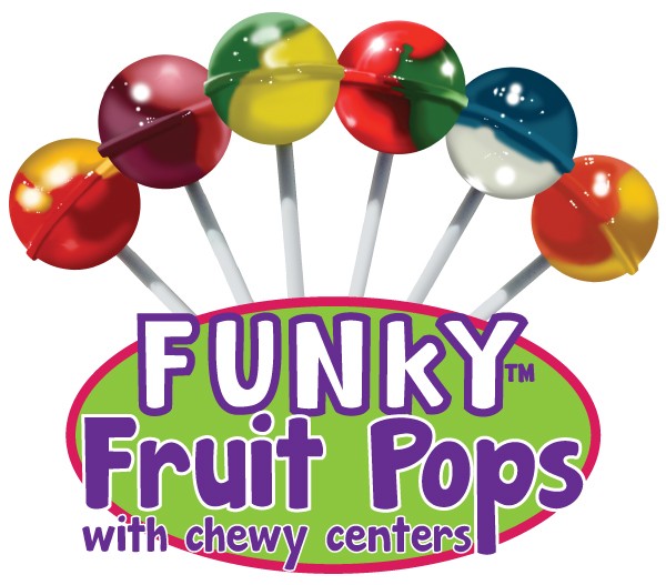Funky Fruit Pops with Chewy Centers Lollipops Candy Fundraisers