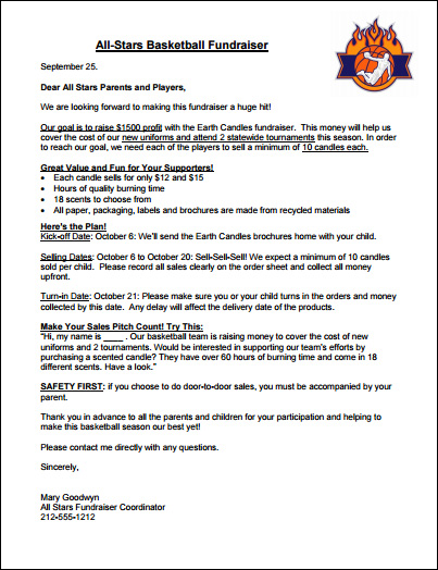 Daycare Letter To Parents Template from www.justfundraising.com