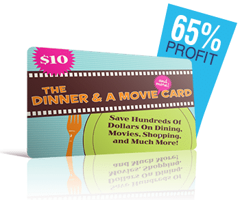 Discount card fundraiser program